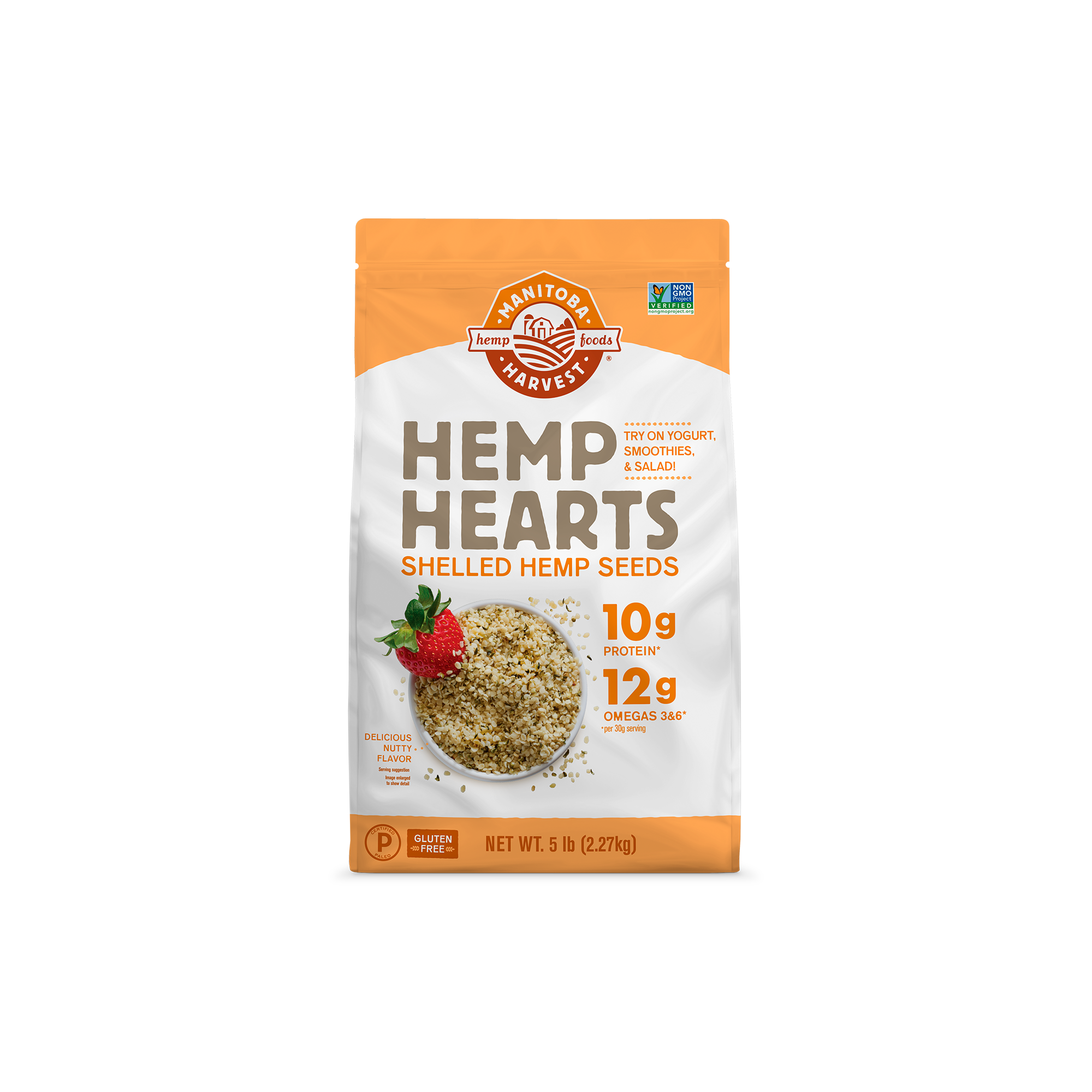 Organic Hemp Seeds, 18oz; 10g Plant Based Protein and 12g Omega 3 & 6 per  Srv | smoothies, yogurt & salad | Non-GMO, Vegan, Keto, Paleo, Gluten Free