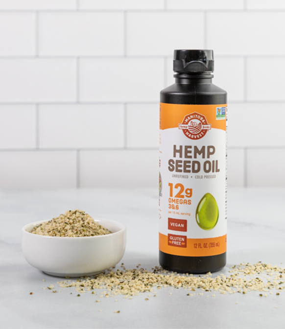 100% Pure Organic Hemp Seed Oil, Unrefined / Virgin, Canadian, Food  Grade