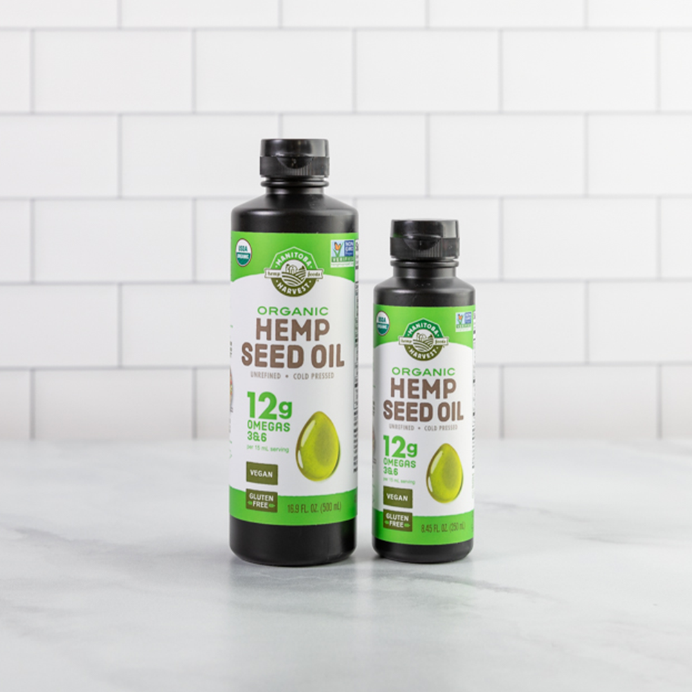 Organic Hemp Seed Oil - Two Sizes