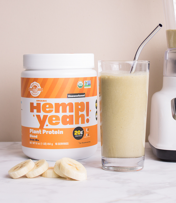 Hemp Yeah! Plant Protein Blend Unsweetened Manitoba Harvest