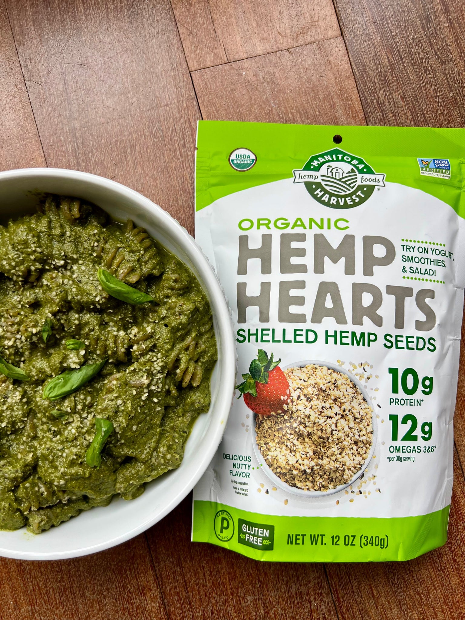 Hemp Heart Pesto Pasta