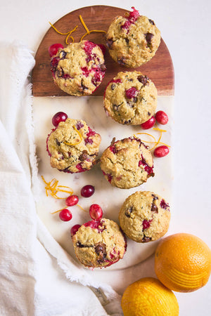 Cranberry Orange Hemp Muffins