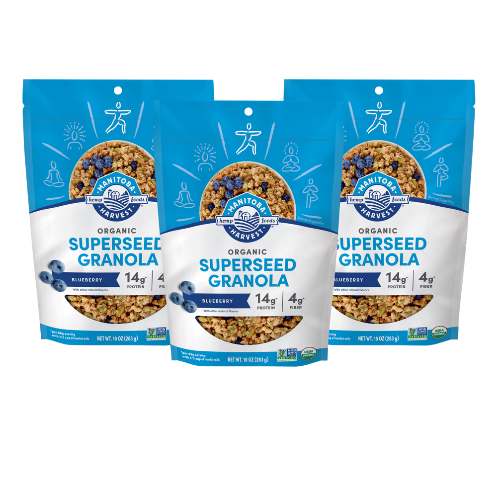 Blueberry Superseed Granola, 3-pack