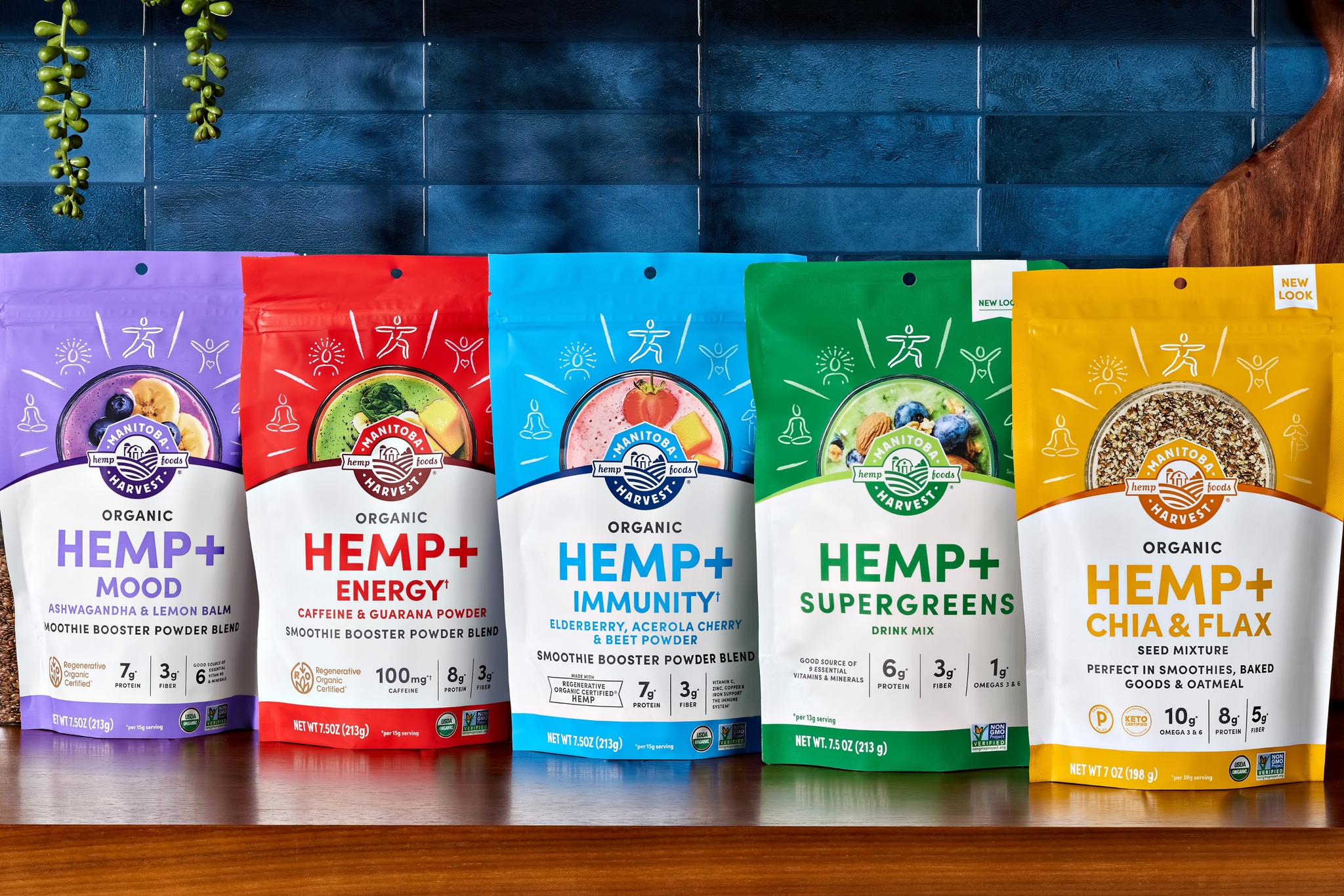 SYNERGY HEARTS G80 500g 3セット Hemp+ Chia & Flax – Manitoba Harvest
