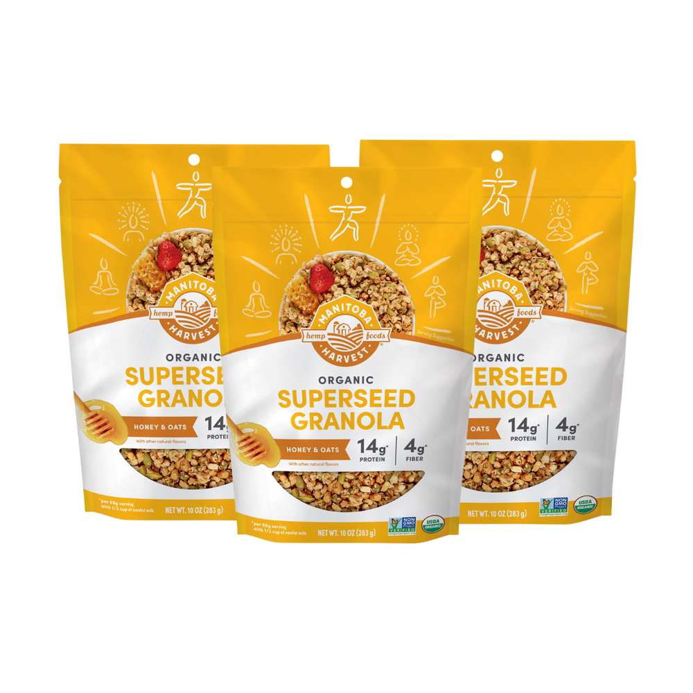 Honey and Oats Superseed Granola Granola, 3-pack