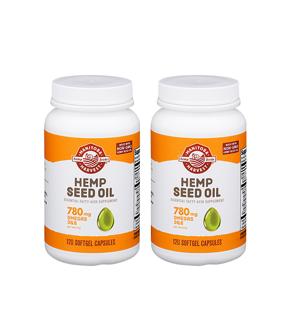 Hemp Seed Oil Capsules 2-Pack 