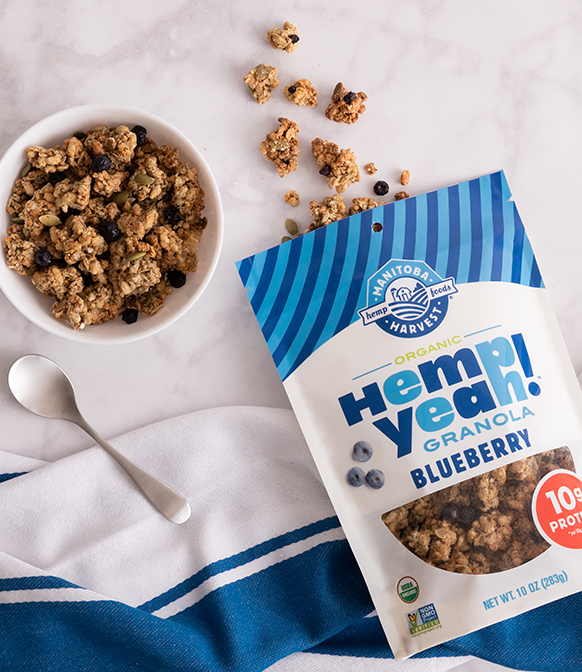 Hemp Yeah! Blueberry Granola Lifestyle 