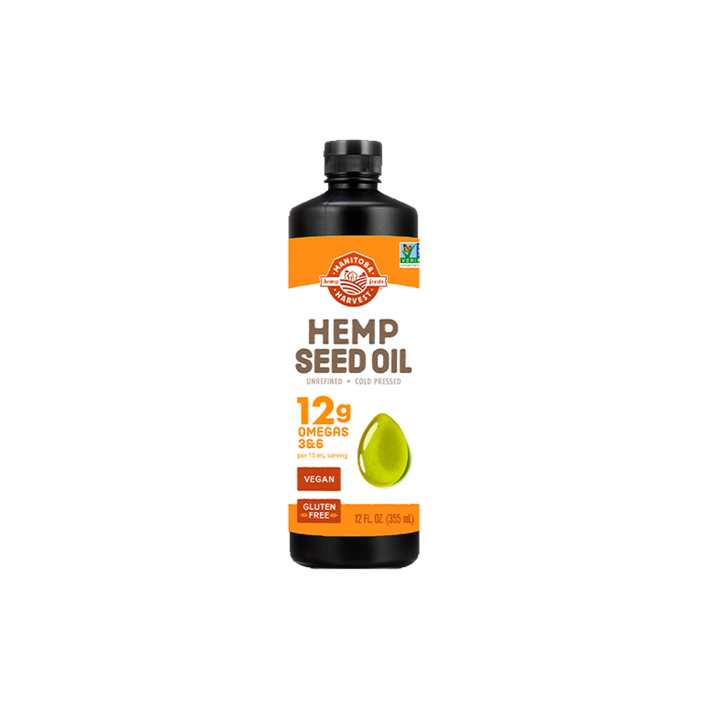 Natural Hemp Seed Oil Bottle