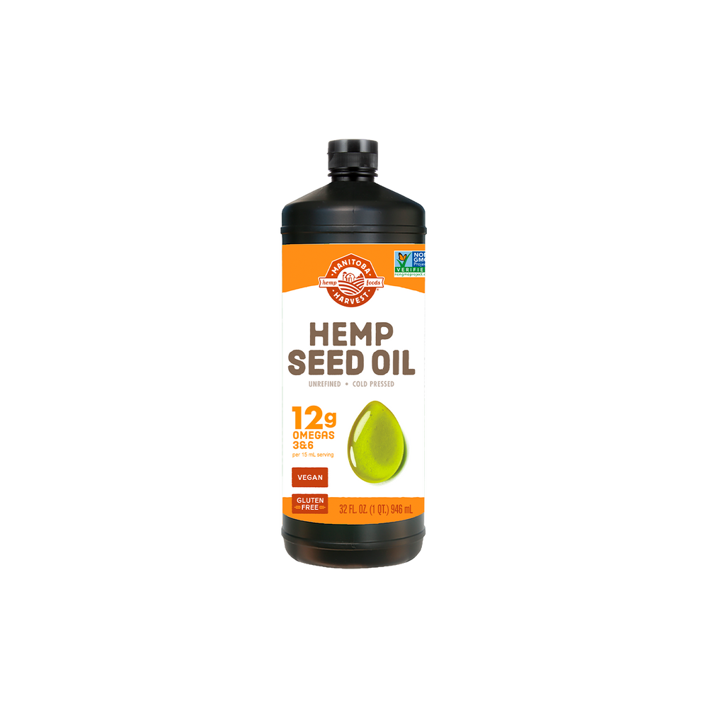 Natural Hemp Seed Oil Bottle