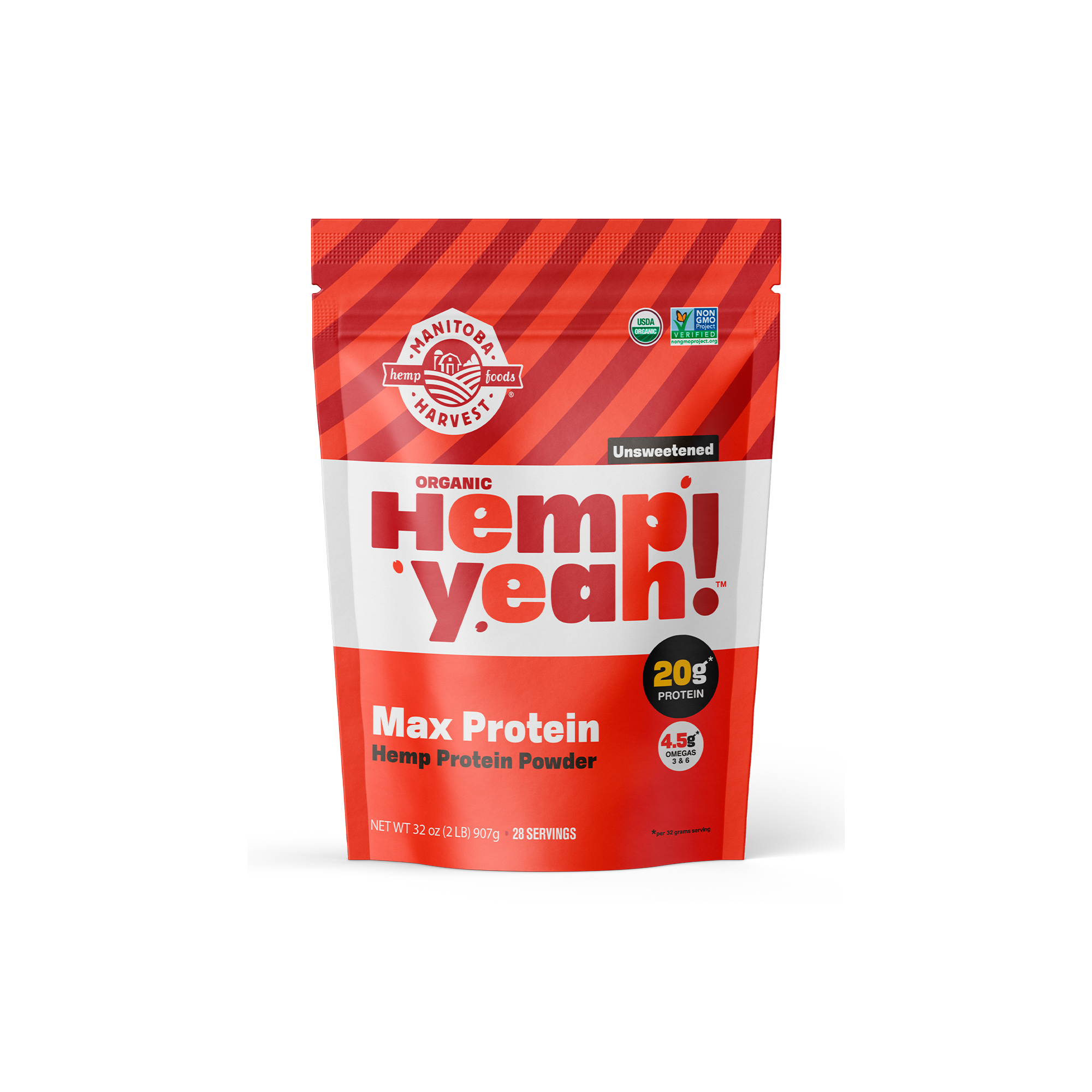 Hemp Yeah Max Protein Unsweetened Manitoba Harvest 8700